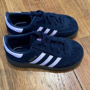 Adidas Kids Dark Blue and White Sneakers